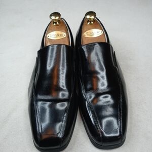 Stacy Adams mens 8.5W black leather loafer